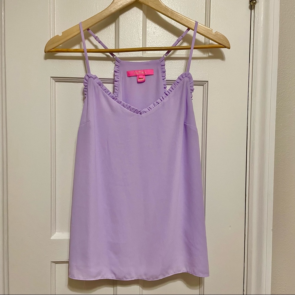Ruffle Trimmed Dusk Top